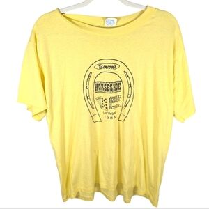 Vintage 1986 Binions Horseshoe Casino World Series Of Poker T-shirt Size XL